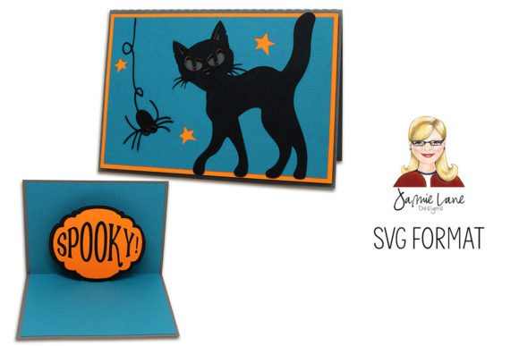 A2 Pop-Up Spooky Cat Card: An Embroidery Designer's Review
