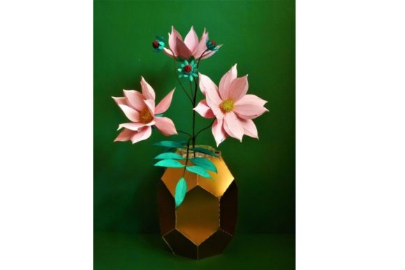 Emperor Dahlia 3D SVG for Paper Flowers