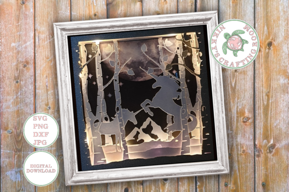 Fantasy Unicorn 3D SVG for Shadow Boxes Review