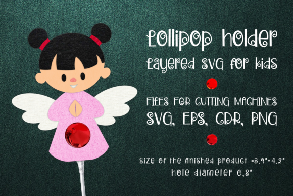 Girl Angel Lollipop Holder: 3D SVG Shapes Review