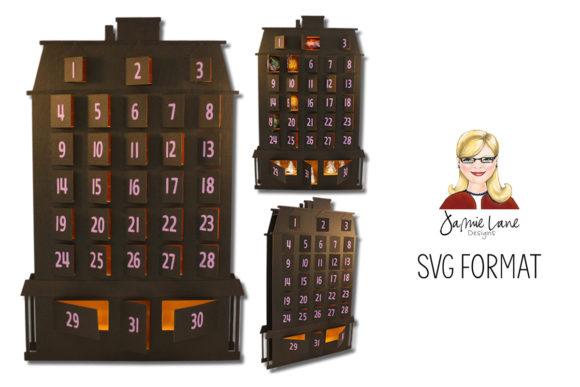 Haunted House Countdown: 3D SVG for Halloween