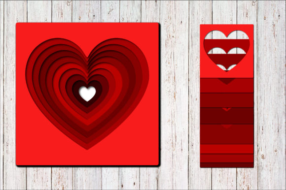 Love Wall Art: 3D SVG Assets for Shadow Boxes