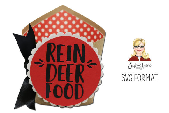 Reindeer Food Wrap Box: 3D SVG for Christmas Content