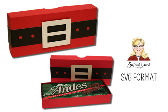 Santa Suit Candy Box: A 3D SVG for Christmas