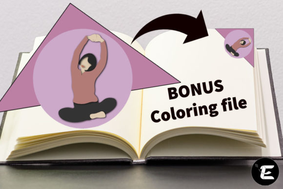 Yoga Bookmark: 3D SVG Shapes for Mindful Design